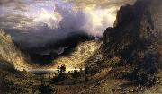 Albert Bierstadt A Storm in t he Rocky Mountains,Mt,Rosalie oil on canvas